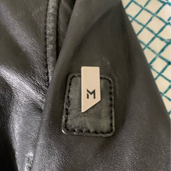 Distressed Leather Biker Jacket Mauritius Sofia Jacket XS NEW RARE - Picture 14 of 15